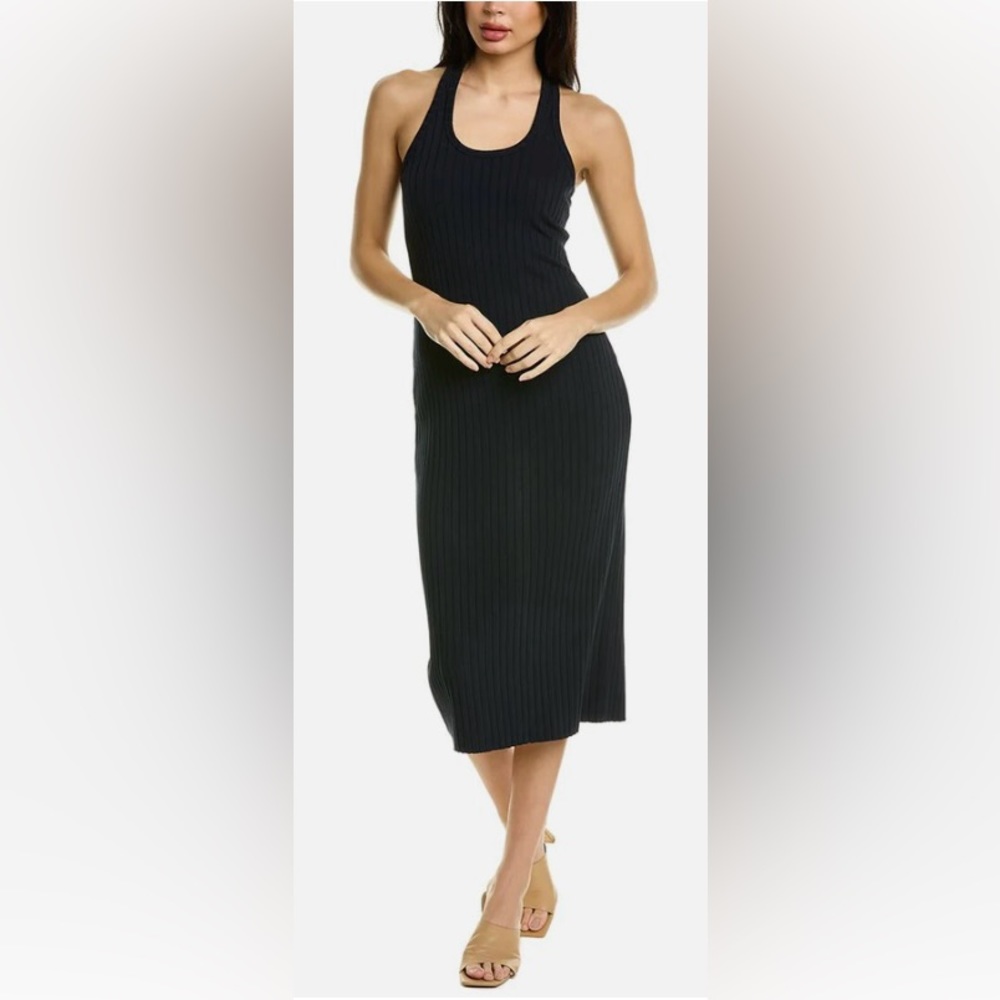 🤍 nwot | vince | comfy ribbed racerback knit dress